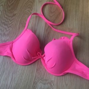 Vs neon peach swim top